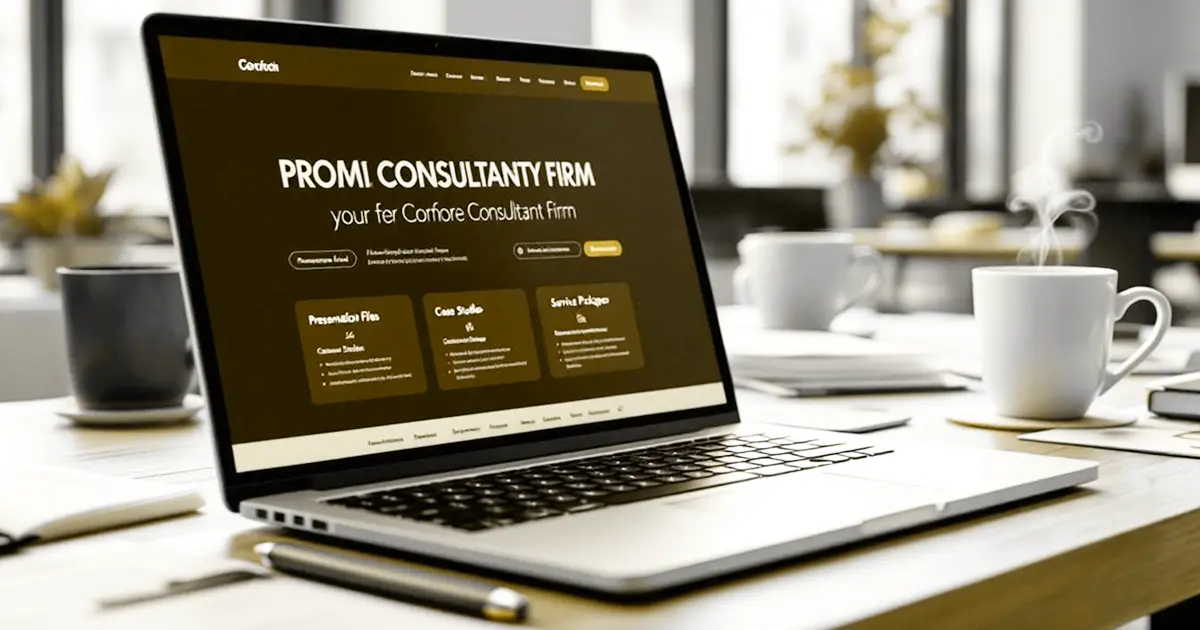 Danışmanlık Firmaları için Kurumsal Web Sitesi