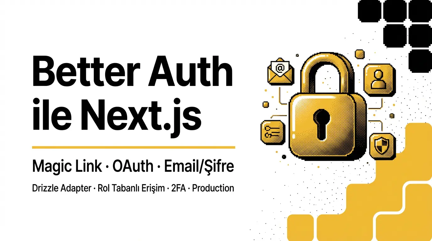 Next.js ile Better Auth: NextAuth'a Gerek Yok — Modern Kimlik Doğrulama Rehberi