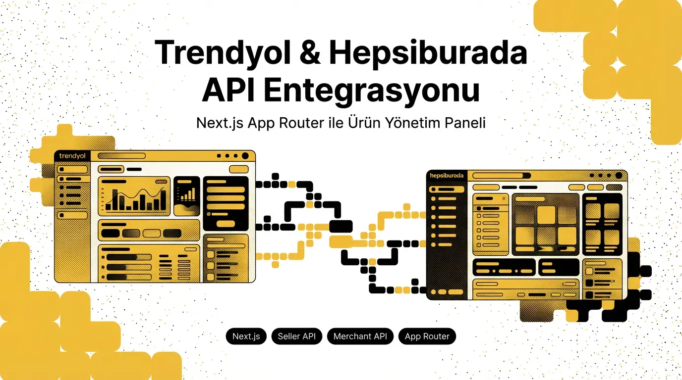 Trendyol ve Hepsiburada API Entegrasyonu: Next.js ile Ürün Yönetim Paneli