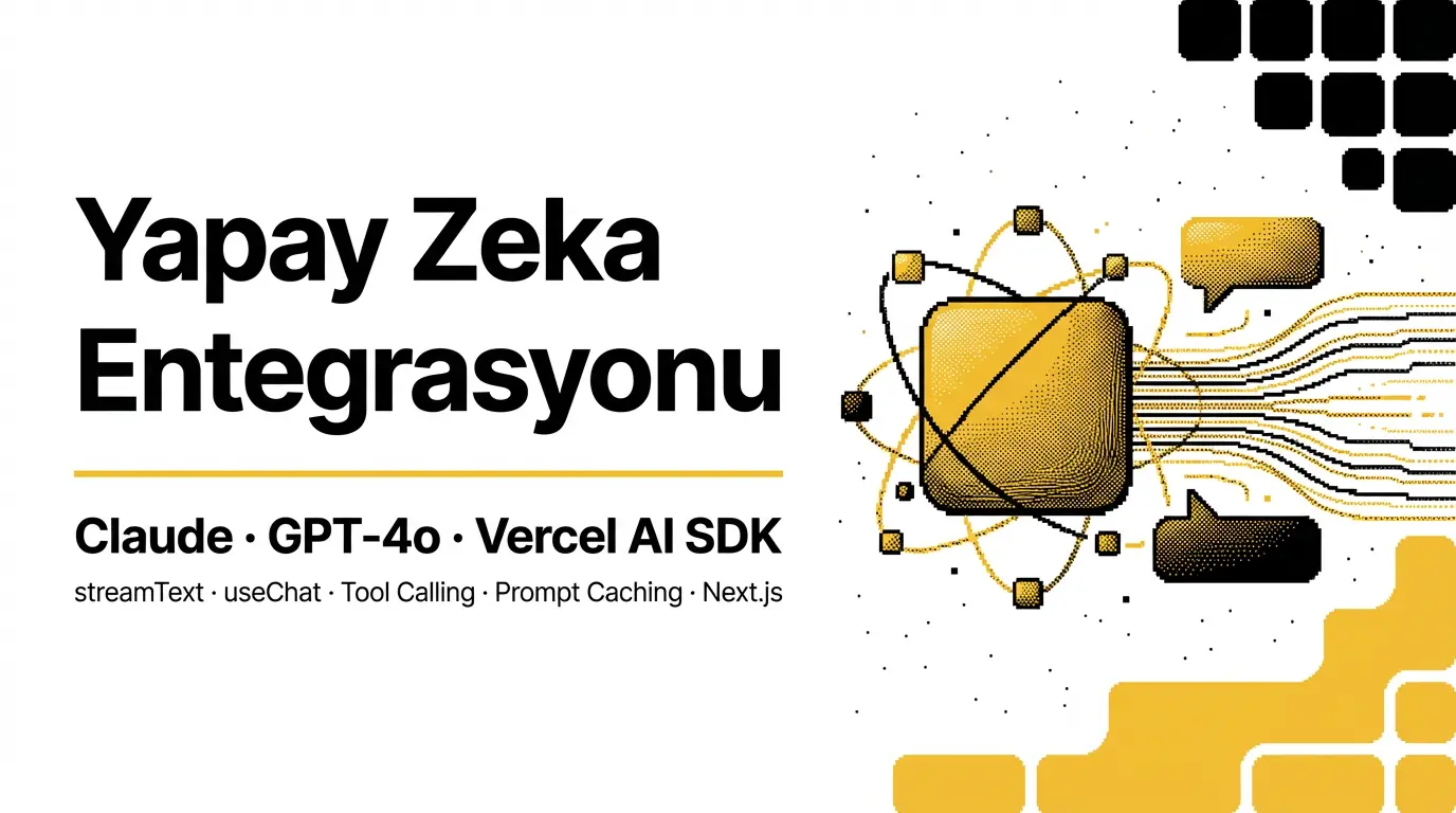 Next.js Uygulamasına Yapay Zeka Entegrasyonu: Claude ve OpenAI API Kullanımı